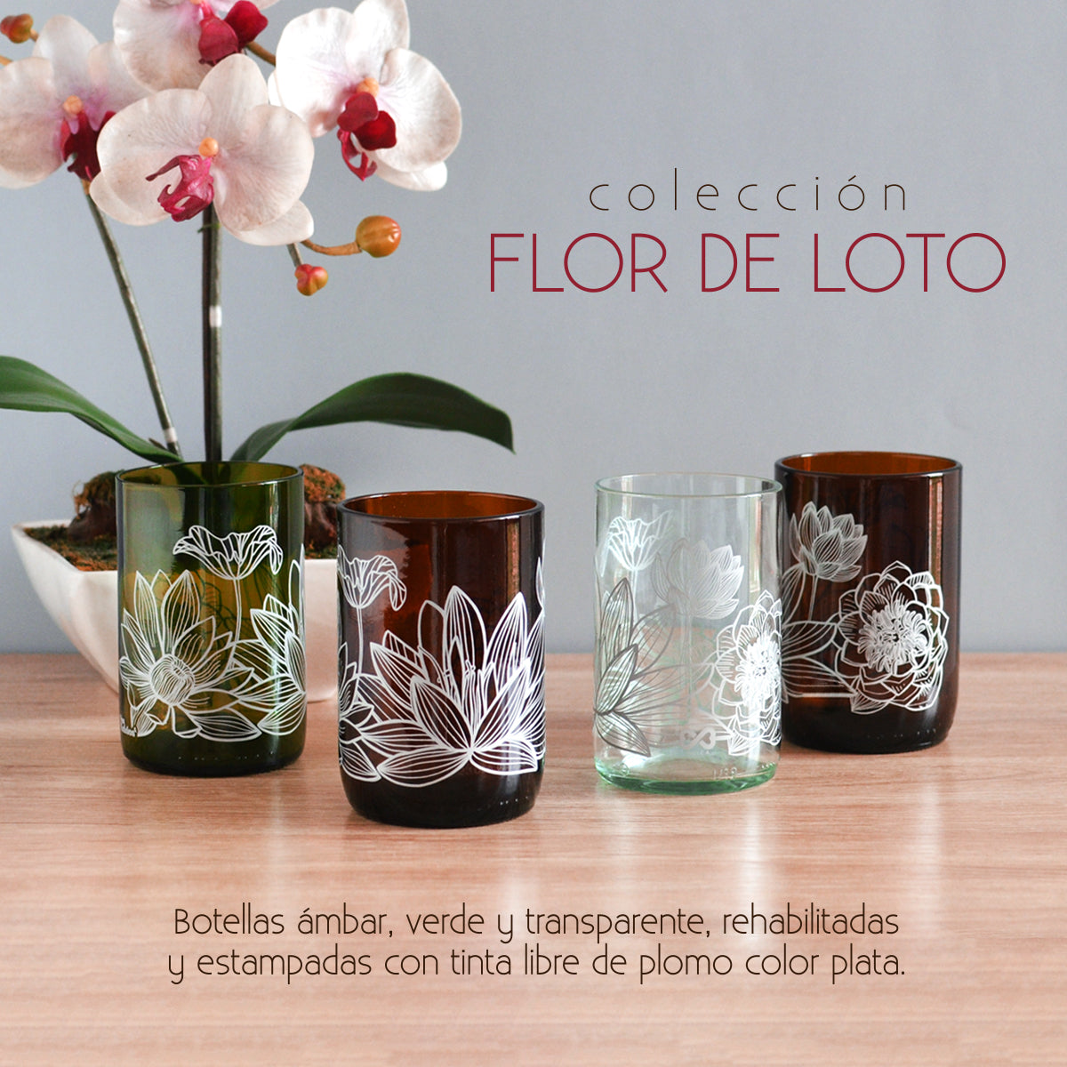 Colección Flor de Loto x4