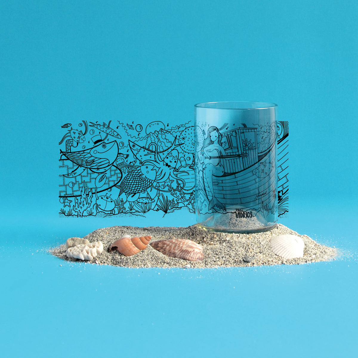 Colección Bajo el Mar x4